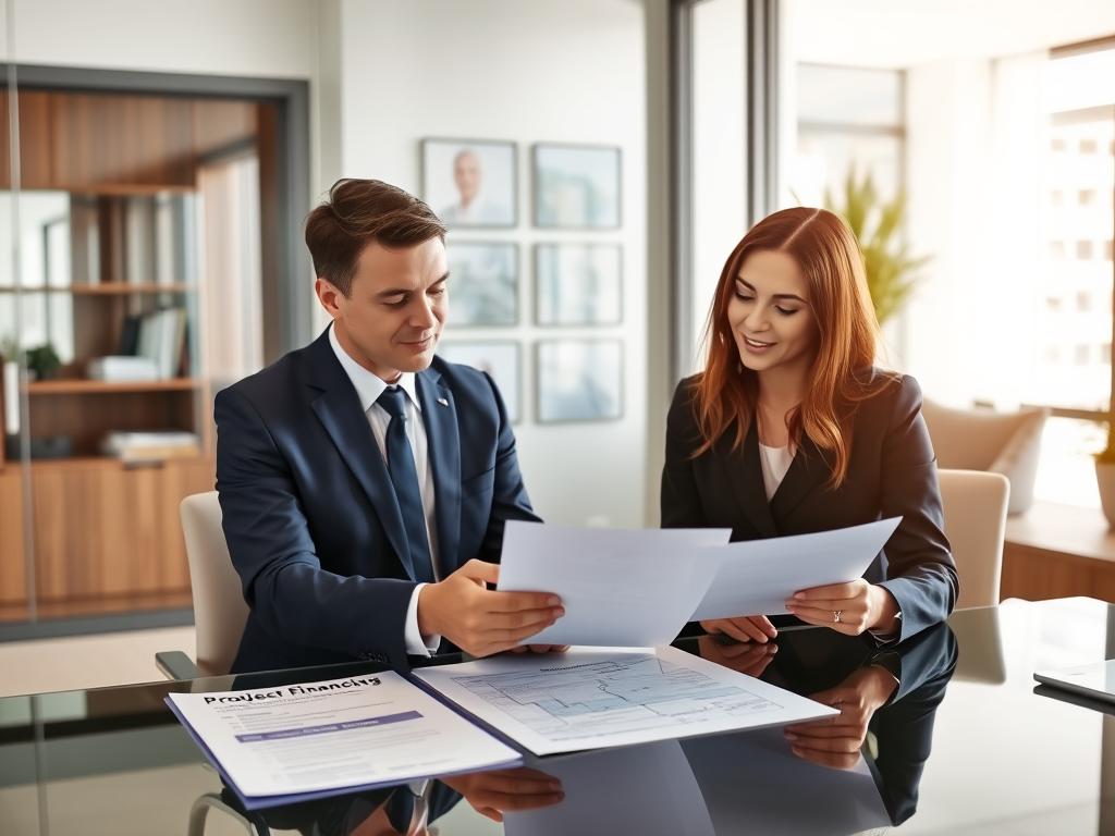 Banking professional reviewing funding requirements for due diligence for project financing Costa Rica Banking professional reviewing funding requirements for due diligence for project financing Costa Rica