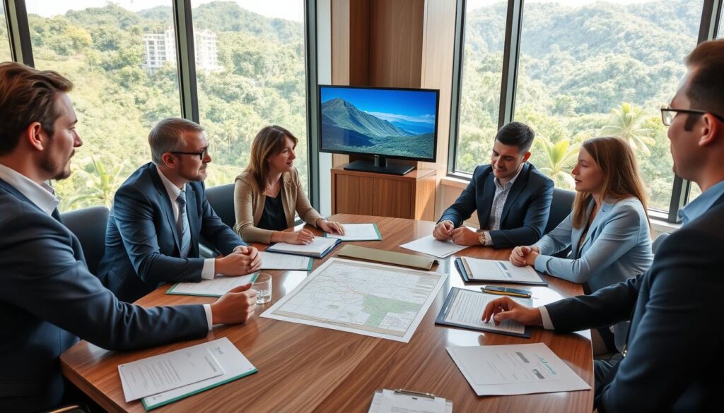 Expert team conducting due diligence for project financing Costa Rica Expert team conducting due diligence for project financing Costa Rica