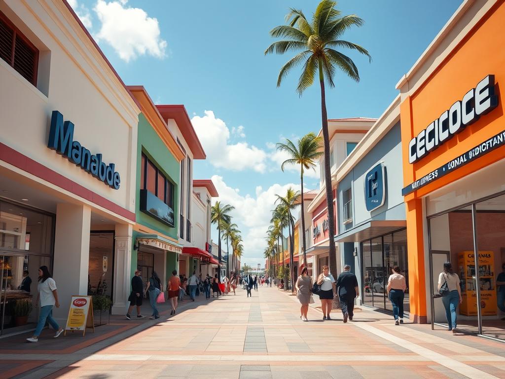 Modernized commercial center in Costa Rica after receiving loan financing