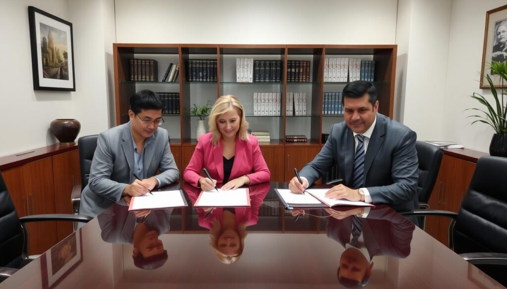 Signing of a guarantee trust agreement in Costa Rica Signing of a guarantee trust agreement in Costa Rica